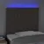 Produktbild 3 för Sänggavel LED taupe 100x5x118/128 cm tyg