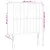 Produktbild 6 för Sänggavel LED gräddvit 100x5x118/128 cm tyg