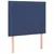 Produktbild 4 för Sänggavel LED blå 100x5x118/128 cm tyg