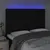 Produktbild 3 för Sänggavel LED svart 144x5x118/128 cm tyg