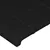 Produktbild 5 för Sänggavel LED svart 144x5x118/128 cm tyg