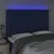 Produktbild 3 för Sänggavel LED blå 144x5x118/128 cm tyg