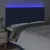 Produktbild 3 för Sänggavel LED blå 180x5x118/128 cm tyg