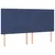 Produktbild 4 för Sänggavel LED blå 180x5x118/128 cm tyg