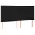 Produktbild 4 för Sänggavel LED svart 200x5x118/128 cm tyg