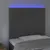 Produktbild 3 för Huvudgavel LED mörkgrå 80x5x118/128 cm sammet