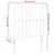 Produktbild 6 för Sänggavel LED ljusgrå 90x5x118/128 cm sammet