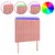 Produktbild 2 för Sänggavel LED rosa 90x5x118/128 cm sammet