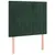 Produktbild 4 för Sänggavel LED mörkgrön 100x5x118/128 cm sammet