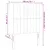 Produktbild 6 för Sänggavel LED mörkgrön 100x5x118/128 cm sammet