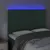 Produktbild 3 för Sänggavel LED mörkgrön 144x5x118/128 cm sammet