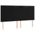 Produktbild 4 för Sänggavel LED svart 200x5x118/128 cm sammet 