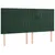 Produktbild 4 för Sänggavel LED mörkgrön 200x5x118/128 cm sammet