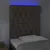 Produktbild 3 för Sänggavel LED taupe 80x7x118/128 cm tyg