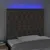 Produktbild 3 för Sänggavel LED taupe 90x7x118/128 cm tyg