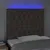 Produktbild 3 för Sänggavel LED taupe 100x7x118/128 cm tyg