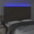 Produktbild 3 för Sänggavel LED taupe 160x7x118/128 cm tyg