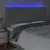 Produktbild 3 för Huvudgavel LED ljusgrå 180x7x118/128 cm tyg