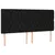 Produktbild 4 för Sänggavel LED svart 180x7x118/128 cm tyg