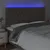 Produktbild 3 för Huvudgavel LED taupe 180x7x118/128 cm tyg