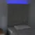Produktbild 3 för Sänggavel LED ljusgrå 80x7x118/128 cm sammet