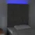 Produktbild 3 för Sänggavel LED mörkgrå 80x7x118/128 cm sammet