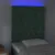 Produktbild 3 för Sänggavel LED mörkgrön 80x7x118/128 cm sammet