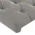 Produktbild 5 för Sänggavel LED ljusgrå 90x7x118/128 cm sammet