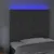 Produktbild 3 för Sänggavel LED mörkgrå 90x7x118/128 cm sammet