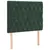 Produktbild 4 för Sänggavel LED mörkgrön 90x7x118/128 cm sammet