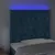 Produktbild 3 för Huvudgavel LED mörkblå 90x7x118/128 cm sammet
