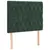 Produktbild 4 för Huvudgavel LED mörkgrön 100x7x118/128 cm sammet