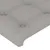 Produktbild 5 för Sänggavel LED ljusgrå 144x5x118/128 cm tyg