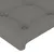 Produktbild 5 för Sänggavel LED mörkgrå 144x5x118/128 cm tyg
