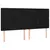 Produktbild 4 för Sänggavel LED svart 160x5x118/128 cm tyg