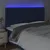 Produktbild 3 för Sänggavel LED blå 180x5x118/128 cm tyg