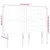 Produktbild 6 för Sänggavel LED ljusgrå 144x5x118/128 cm sammet