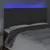Produktbild 3 för Sänggavel LED mörkgrå 160x5x118/128 cm sammet