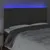 Produktbild 3 för Sänggavel LED mörkgrå 180x5x118/128 cm sammet