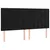 Produktbild 4 för Sänggavel LED svart 200x5x118/128 cm sammet