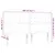 Produktbild 6 för Sänggavel LED rosa 200x5x118/128 cm sammet