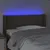 Produktbild 4 för Sänggavel LED taupe 83x16x78/88 cm tyg