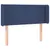Produktbild 3 för Sänggavel LED blå 93x16x78/88 cm tyg