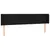 Produktbild 3 för Huvudgavel LED svart 183x16x78/88 cm tyg