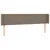 Produktbild 3 för Sänggavel LED taupe 183x16x78/88 cm tyg