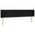 Produktbild 3 för Sänggavel LED svart 203x16x78/88 cm tyg