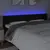 Produktbild 4 för Sänggavel LED svart 203x16x78/88 cm tyg