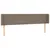 Produktbild 3 för Sänggavel LED taupe 203x16x78/88 cm tyg