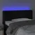 Produktbild 4 för Sänggavel LED svart 83x16x78/88 cm sammet