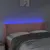 Produktbild 4 för Sänggavel LED rosa 147x16x78/88 cm sammet